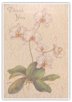 Testimonials Cards: -Thank You-(flowers)