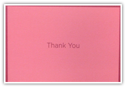 Testimonials Cards: - Thank You