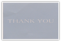 Testimonials Cards: -Thank You-